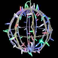 3D Sparkle Ball String Light 35cm MULTICOLOUR