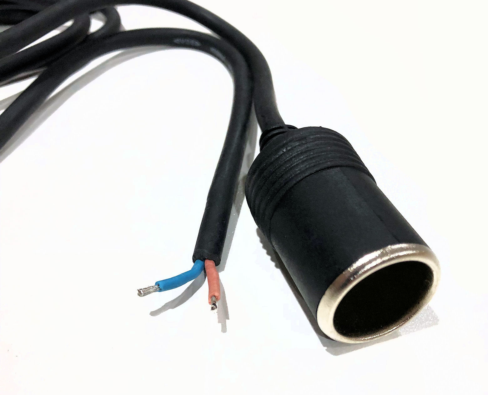 12V Car Cigarette Cigar Lighter Extension Cable Cord EXPOSED wires 3m