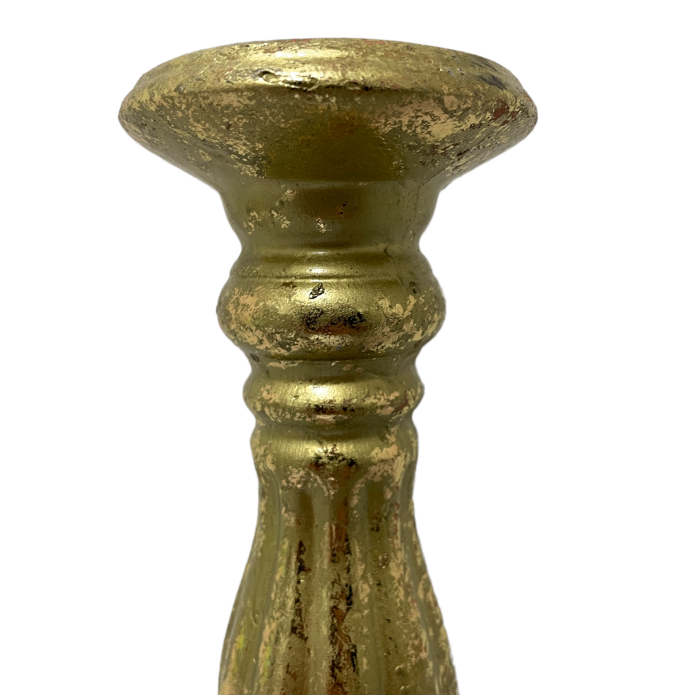 Antique Gold Candle Holder 23cm We'll make your Christmas Complete