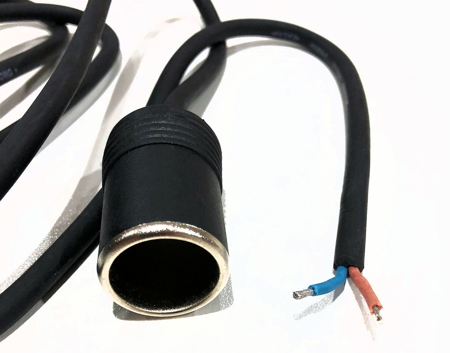 12V Car Cigarette Cigar Lighter Extension Cable Cord EXPOSED wires 3m