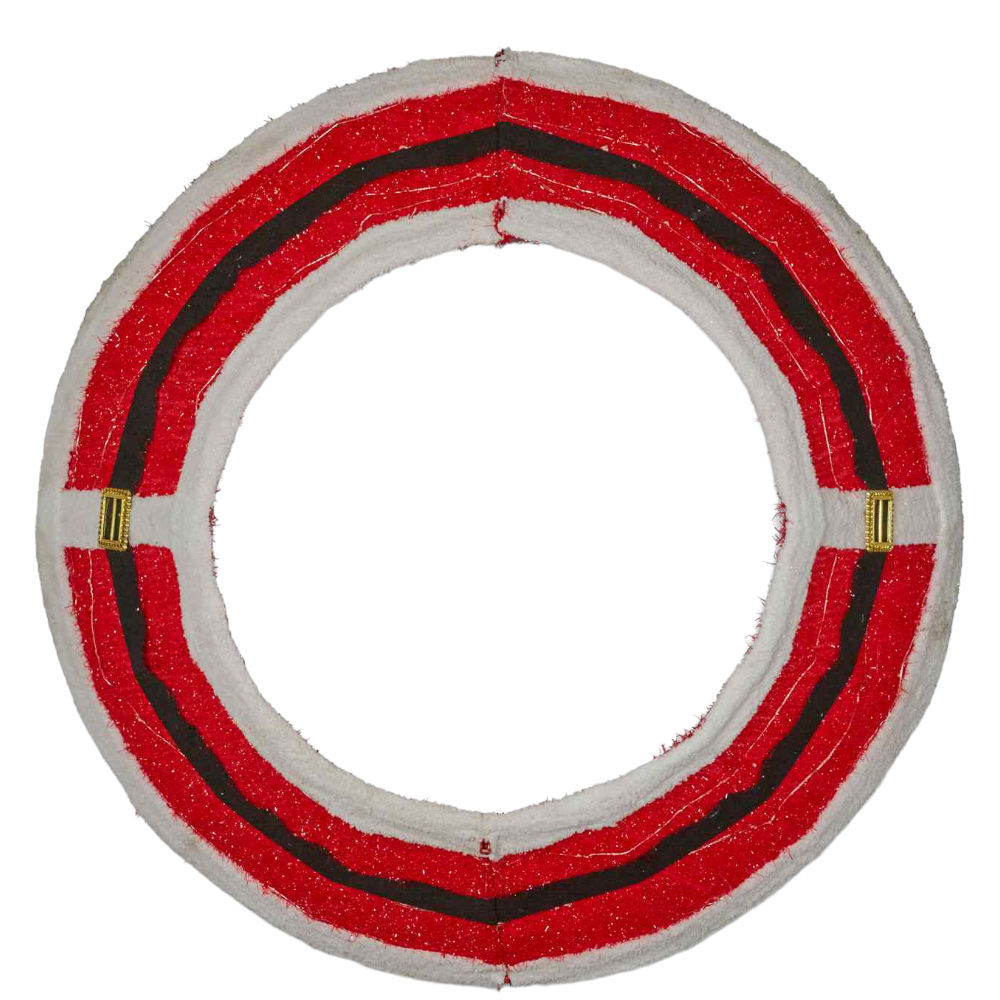 Red LED Tree Skirt 85cm Christmas Complete