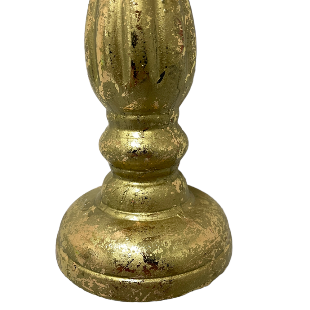 Antique Gold Candle Holder 23cm We'll make your Christmas Complete