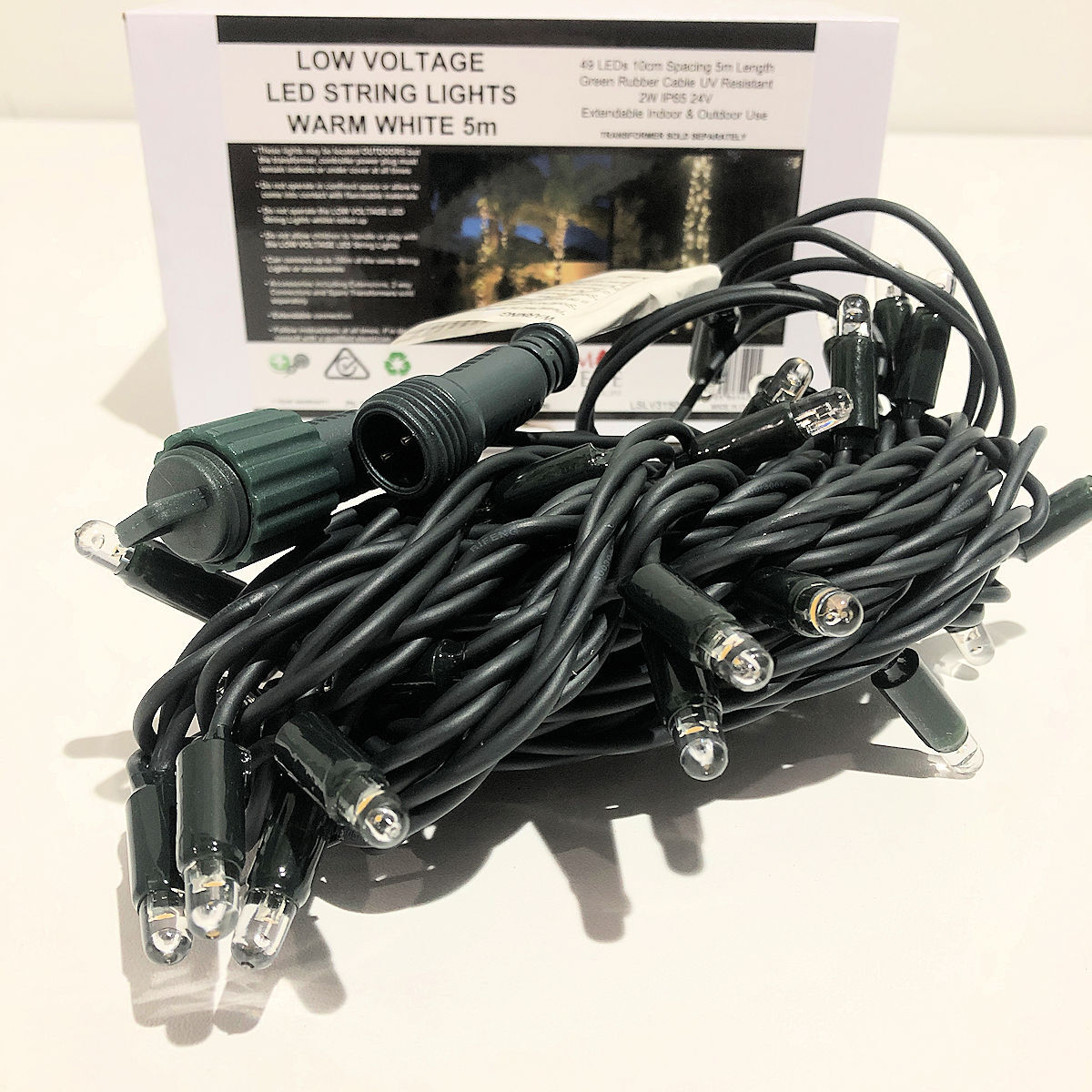 Low Voltage String Light WW 5m Christmas Complete