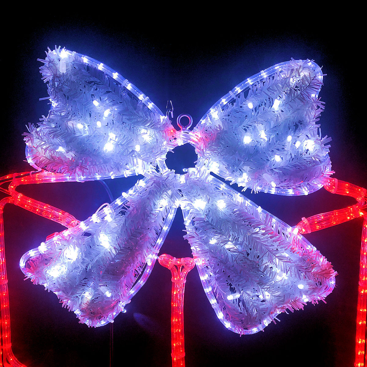 Present Small Red Rope Light Motif | Christmas Complete