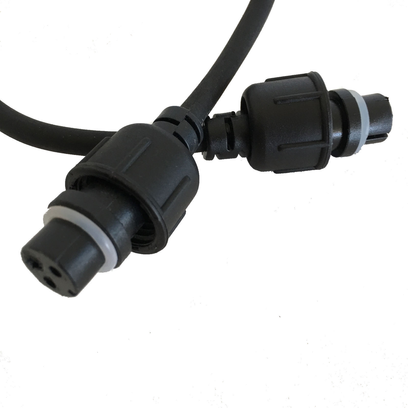 Rope Light Connector Black 3 Way Christmas Complete