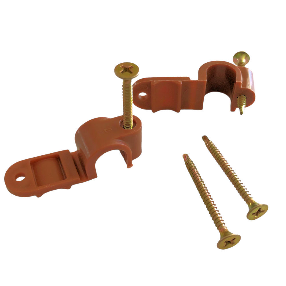 Quick Clips for Rope & String Light 13mm 25pack Metal Screw Plastic