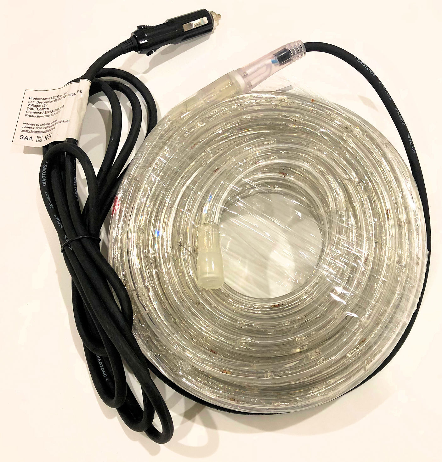 Buy Now LED Rope Light 12 Volt WHITE 10 metres online from Christmas ...