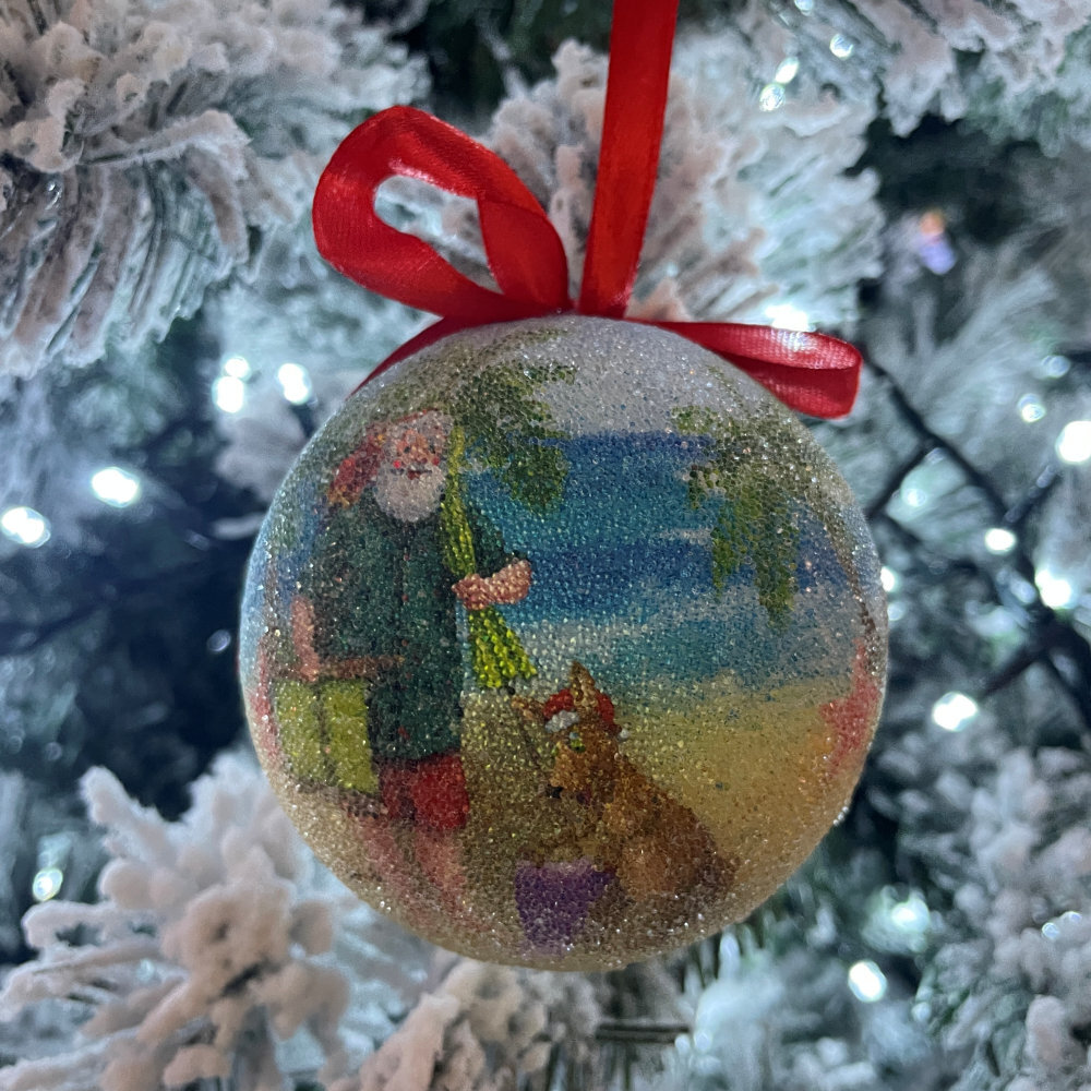 Aussie Beach Christmas Baubles 75mm x 14pk We'll Make Your Christmas