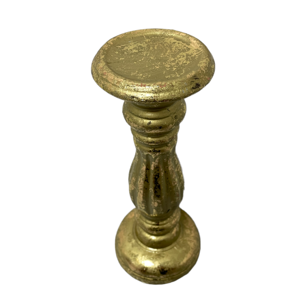 Antique Gold Candle Holder 23cm We'll make your Christmas Complete