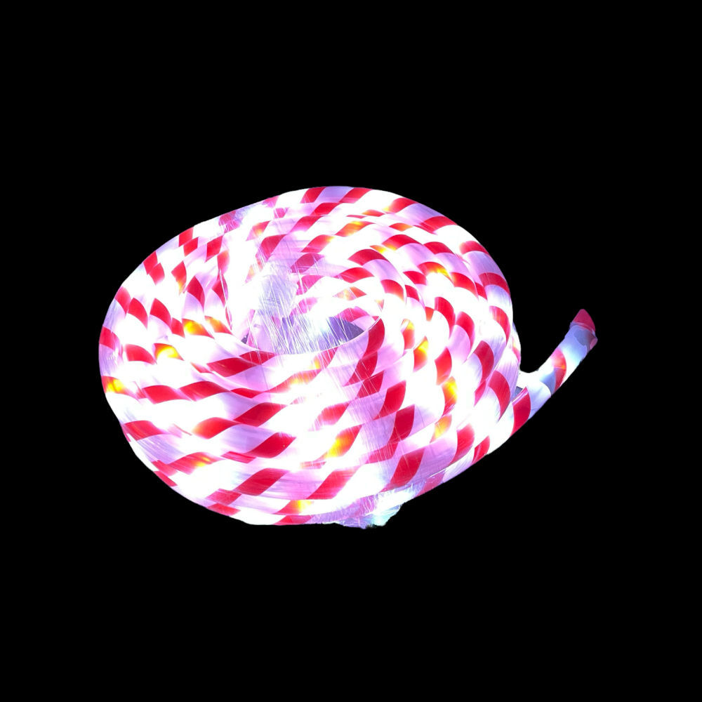 Candy Cane Rope Light 10m Christmas Complete
