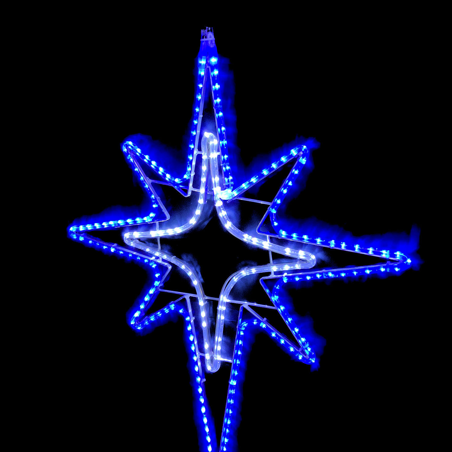 Buy New LED Blue Star Flashing Connectable Motif - Silhouette 1.1m ...