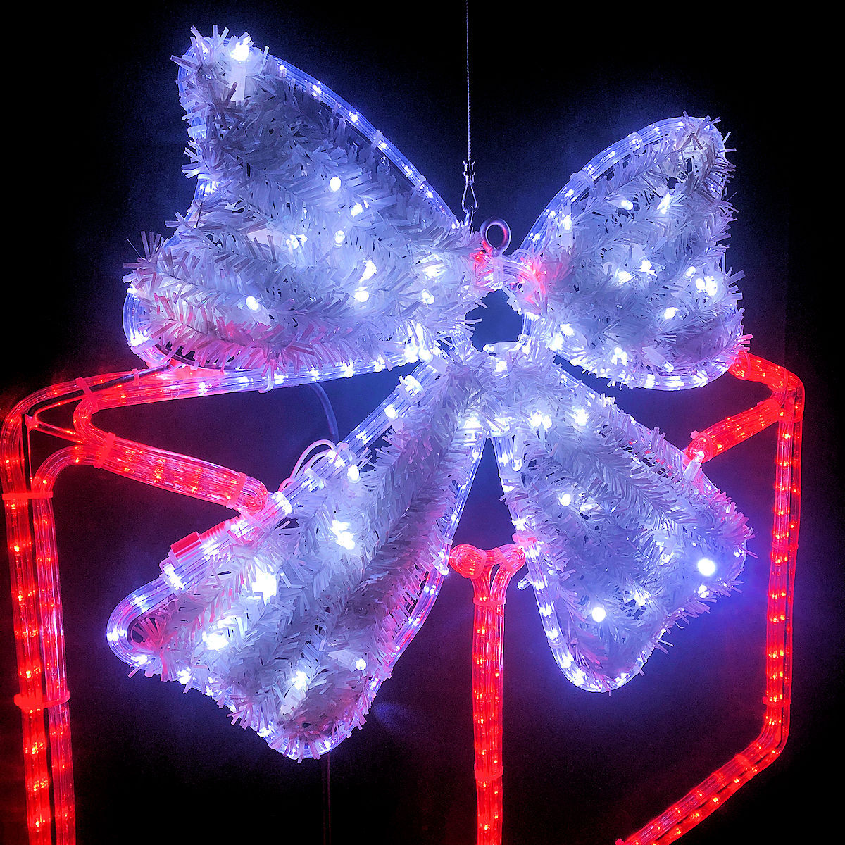 Present Small Red Rope Light Motif | Christmas Complete