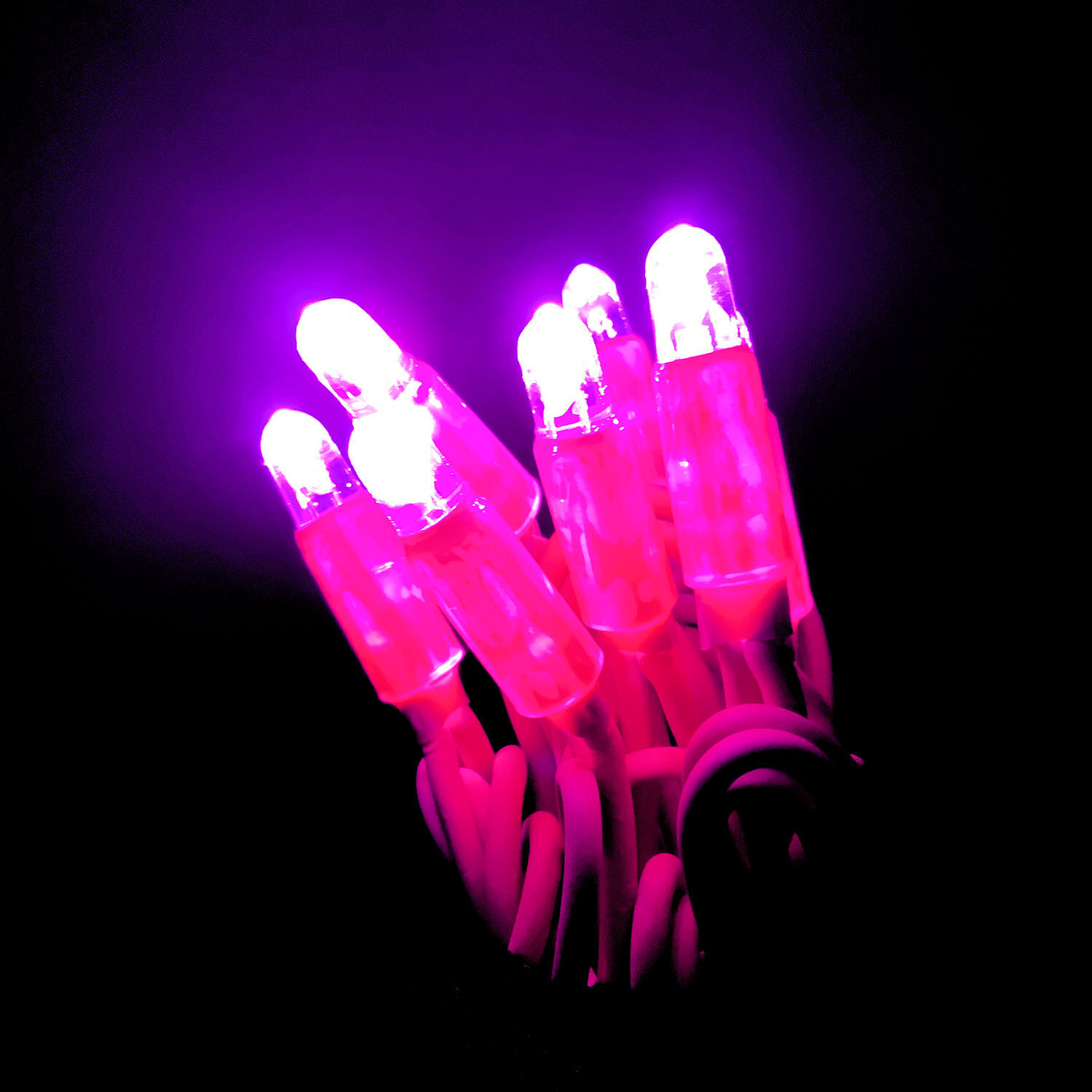 Outdoor LED String Lights 10m Connectable - PINK