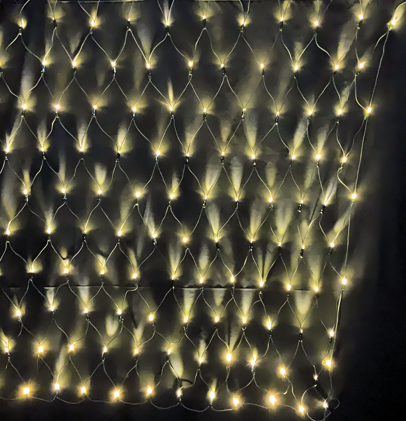 LED Net Lights Warm White 2.5m Extendable Christmas Complete