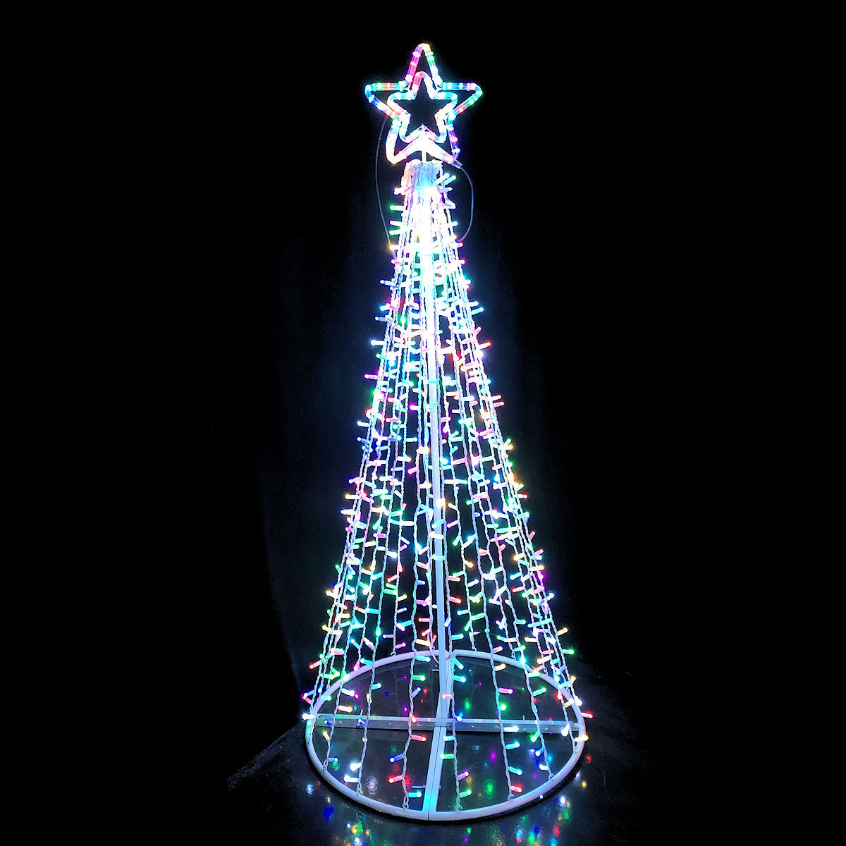 RGB 3D Christmas Tree 3m Rope Light Motif Christmas Complete