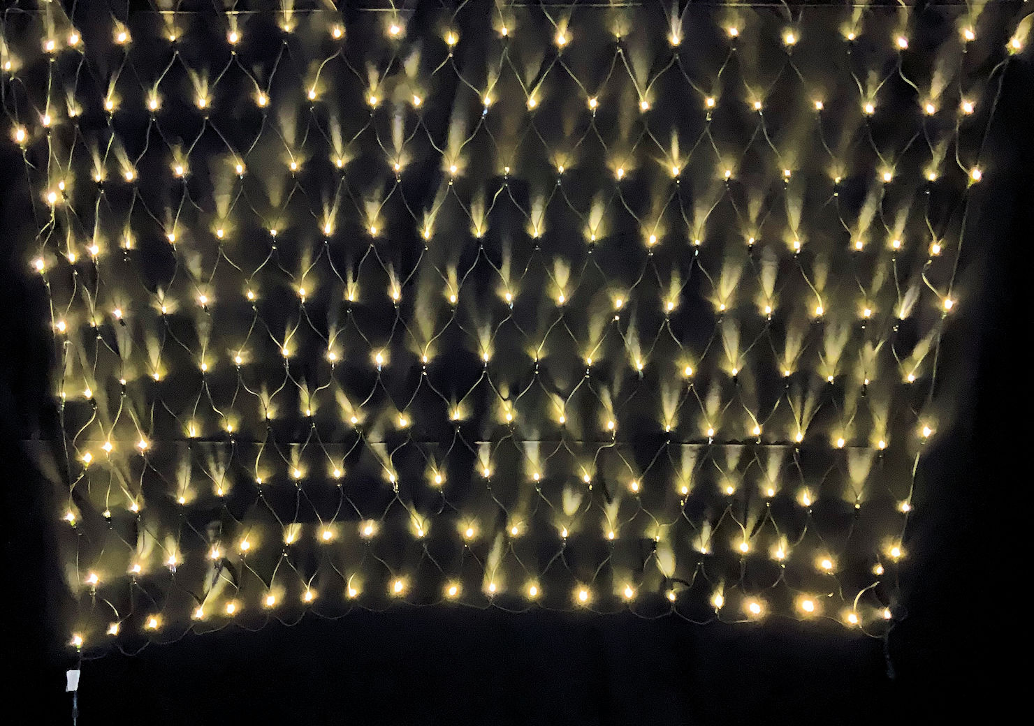 LED Net Lights Warm White 2.5m Extendable Christmas Complete