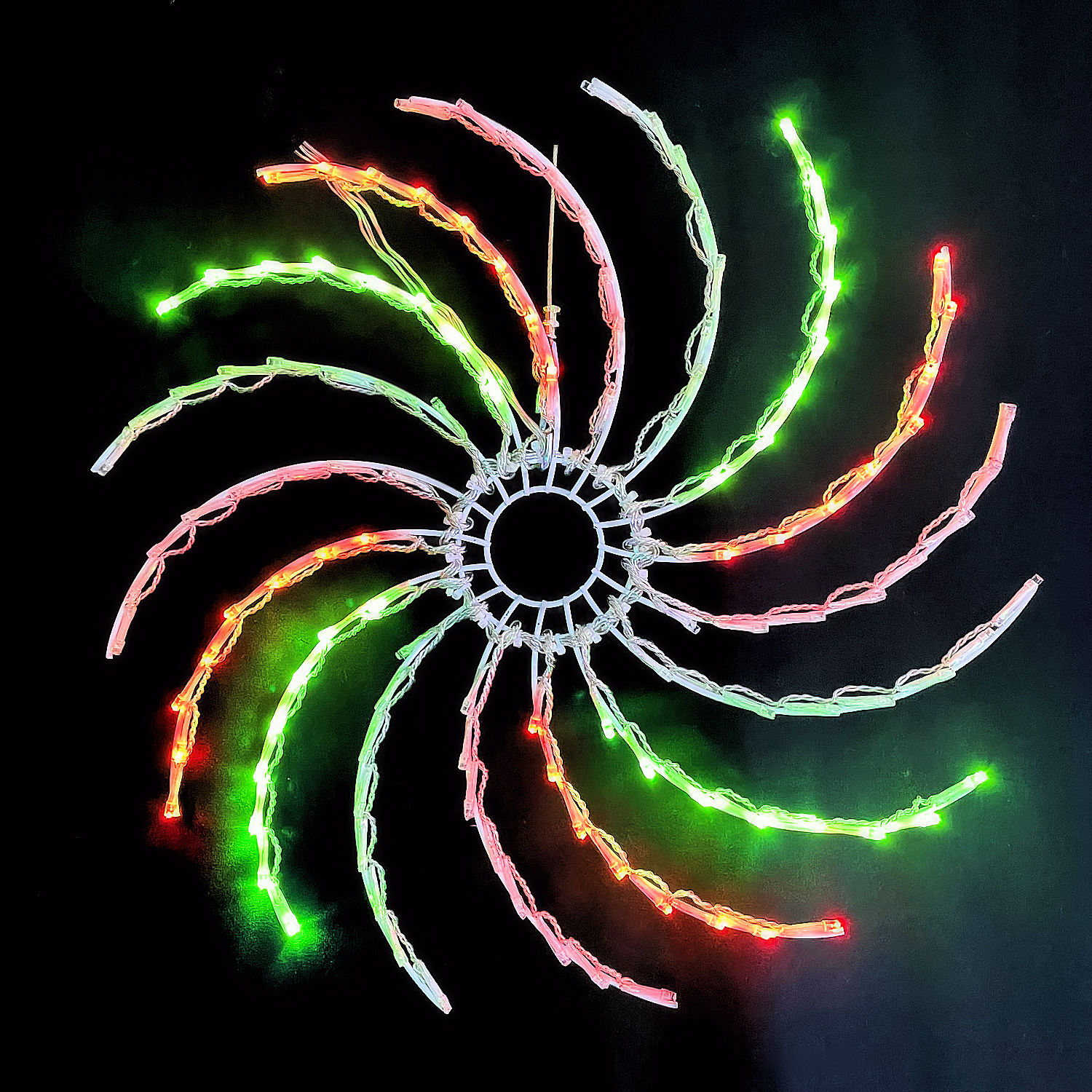 Buy New LED Spinner Green & Red 50cm | Christmas Complete