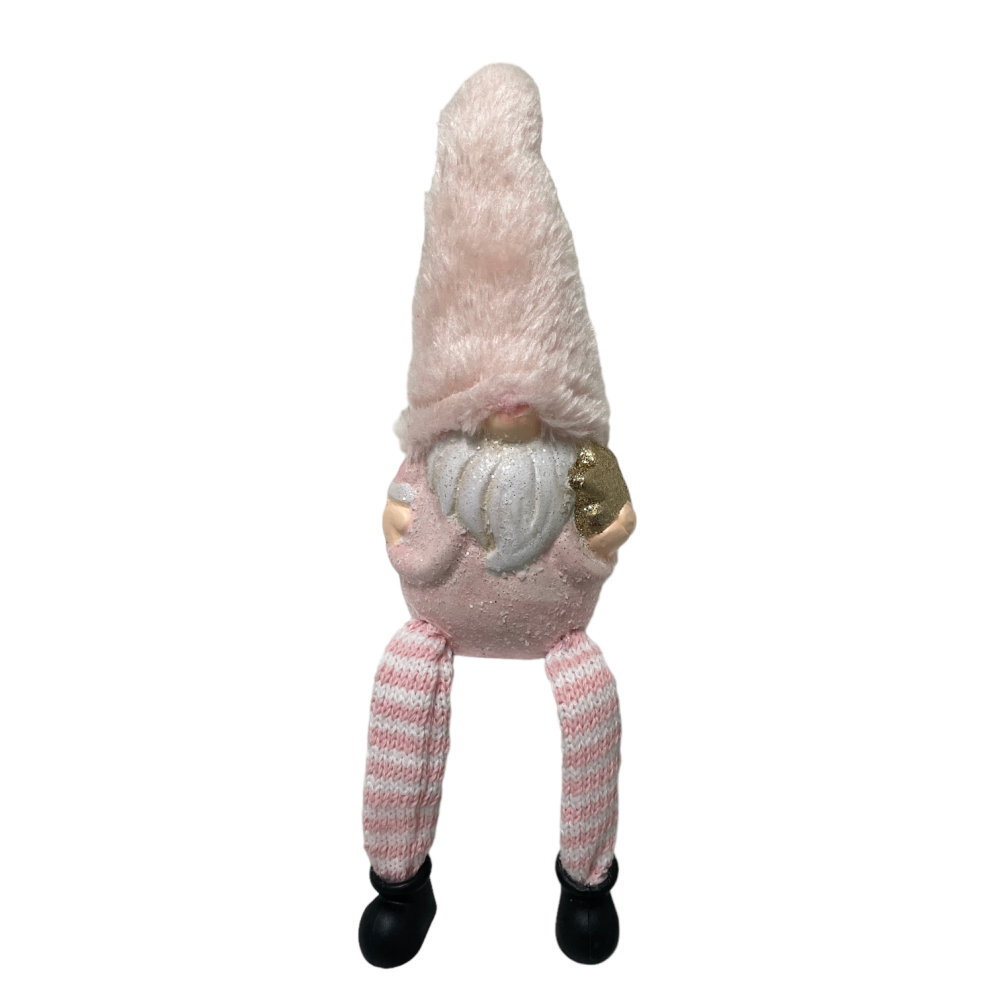 Pink Gnomes Dangling Legs 25cm | We'll make your Christmas Complete