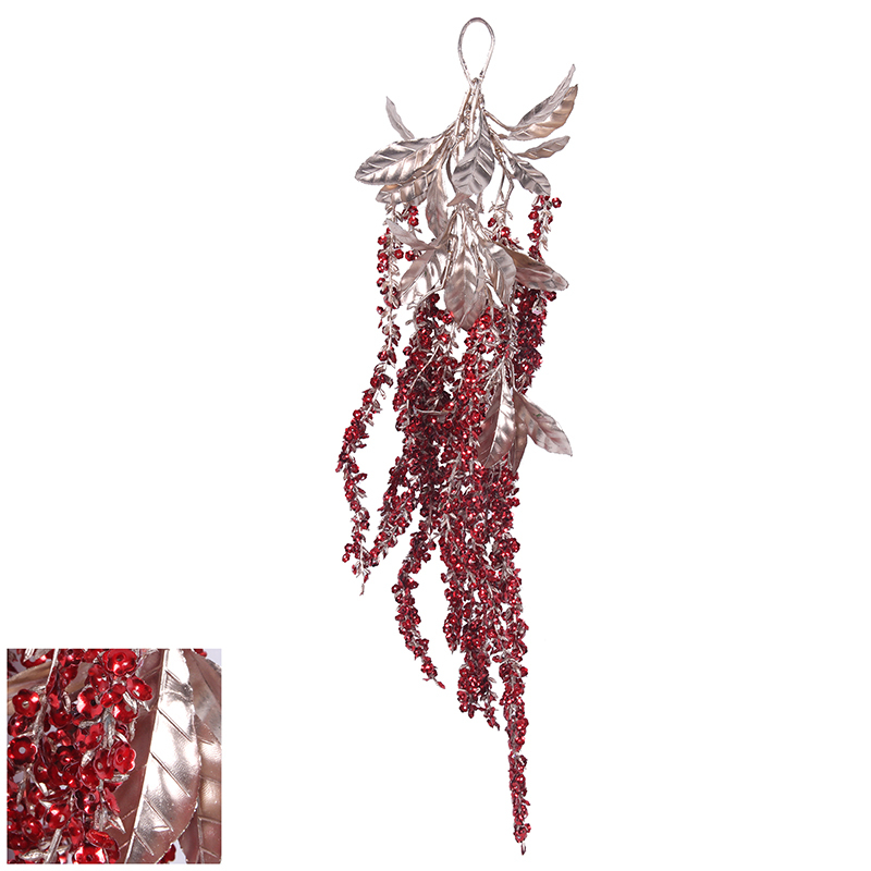 Red Amaranthus Drop Vine 50cm - Dancer Prancer