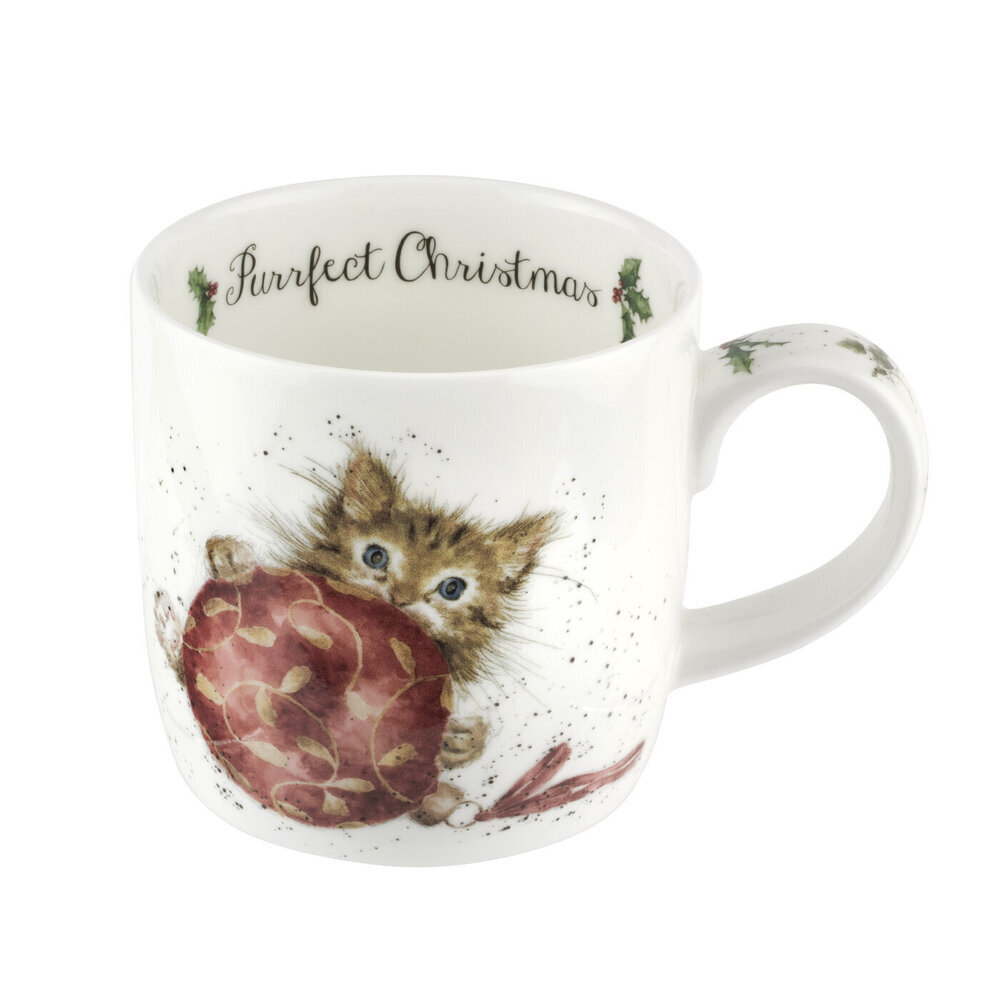 Kitten Purrfect Christmas Mug 12cm  Christmas Complete