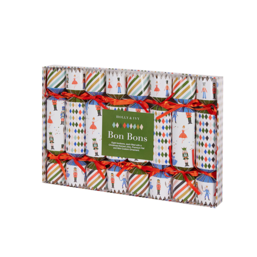 Festive Nutcracker Bon Bons 8pk 37cm Christmas Complete