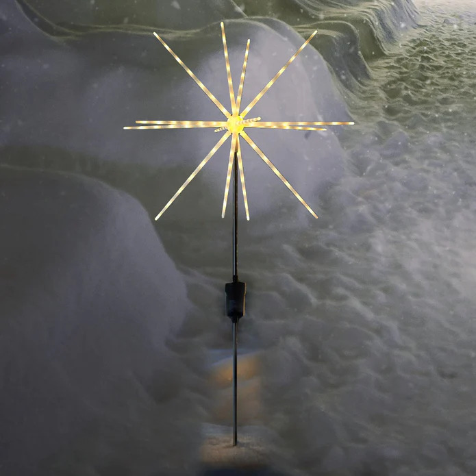 Starburst solar outdoor clearance stake lights