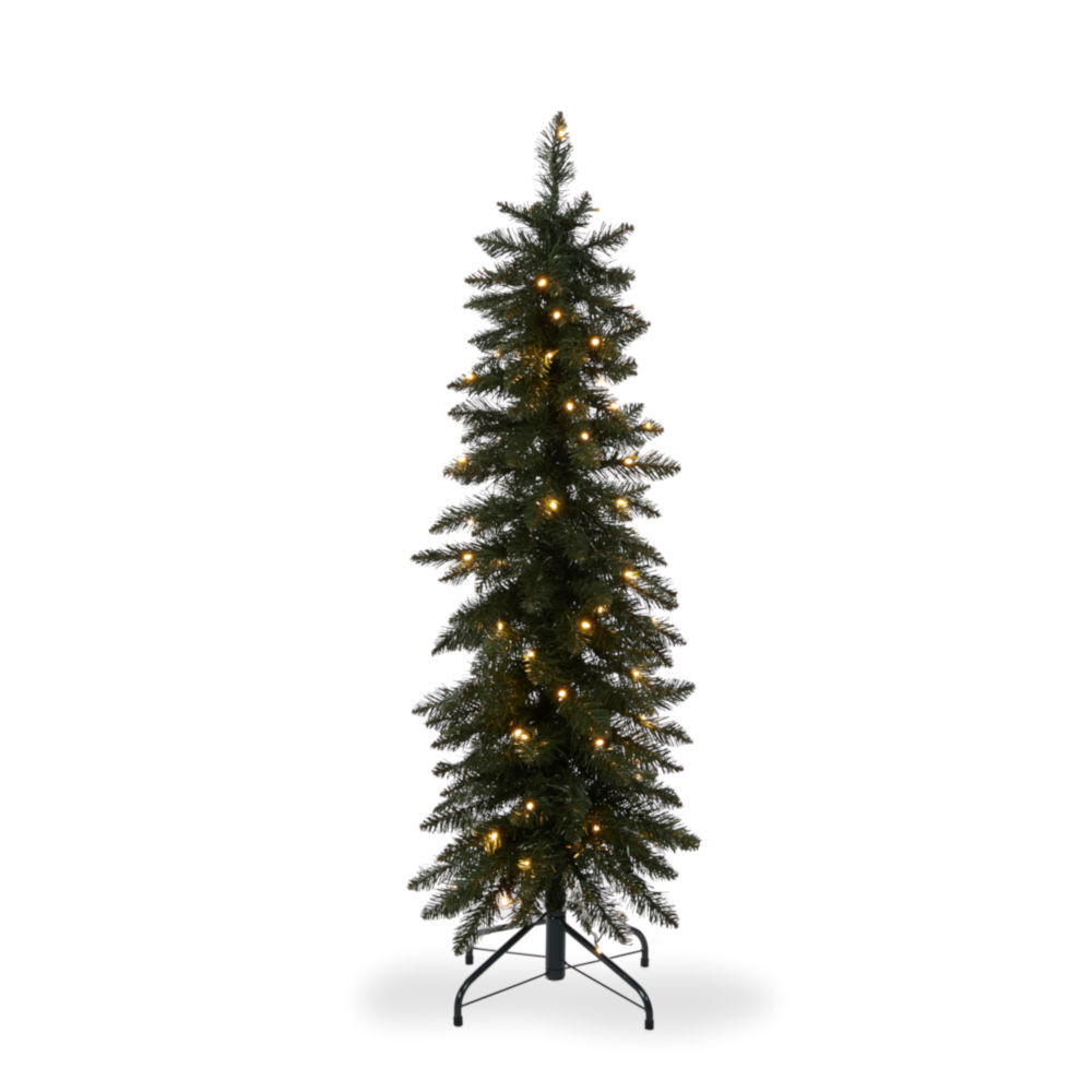 Scandinavian Fir Green Pre-Lit Christmas Tree