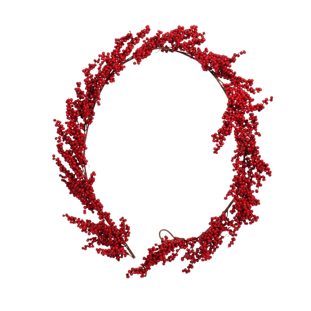Red Berry Garland 182cm Christmas Complete