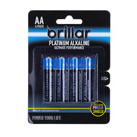 AA Platinum Alkaline Batteries 4pk