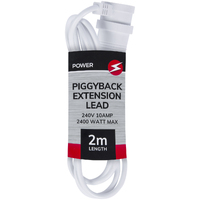 2m Piggyback Power Extension Lead