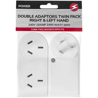 Double Adaptor Left and Right 2pack