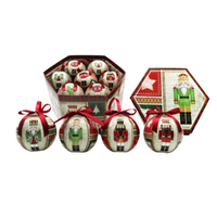 Nutcracker Baubles 75mm x 14pk