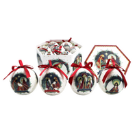 Nativity Baubles 75mm x 14pk