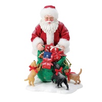 Santa & His Pets, Treats for All 27cm
