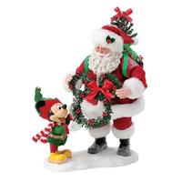 Santa & Mickey, Evergreen Friendship 27cm