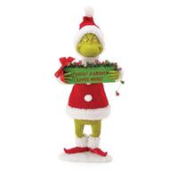 Beware! Grinch Lives Here 32cm
