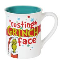 Resting Grinch Face Mug 11cm