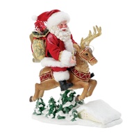 Ten Santas Leaping 29cm
