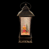 Lantern Puppy Ate Santa's Cookies 31cm
