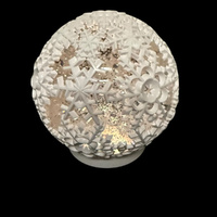 Waterball White Snowflake 16cm