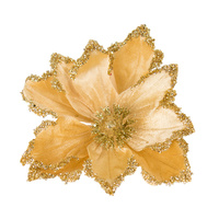 Amber Magnolia w. Gold Edge 25cm