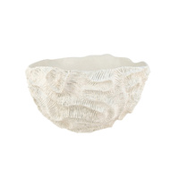 Coral Bowl in Turvey White 36cm