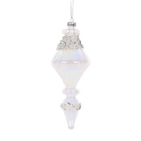 Cut Jewel Finial Hanging 20cm