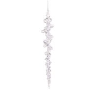 Iridescent Swirl Icycle Hanging 10cm