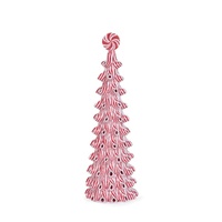Frosted Peppermint Strap Tree 46cm