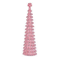 Frosted Peppermint Strap Tree 61cm