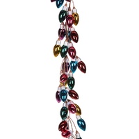 Metallic Retro Light Bulb Garland 120cm