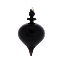 Black Glass Ace Finial 26cm
