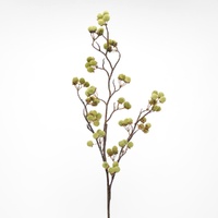Flocked Berry Stem 85cm