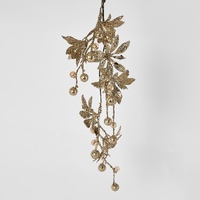 Gold Daisy Hanging Ornament 35cm